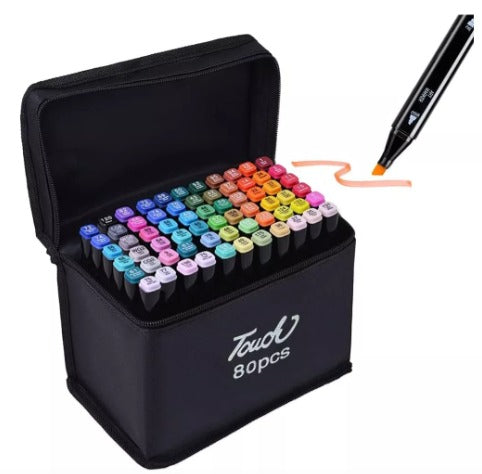 Set de Marcadores x80 Zo – ¡Colorea, Diseña y Crea Sin Límites!