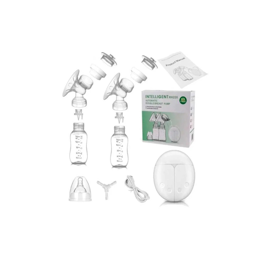 Extractor de Leche Materna Eléctrico Doble – Seguro, Cómodo y Saludable