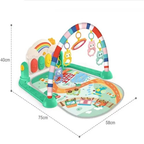 Colchoneta Didáctica para Bebé con Piano Interactivo