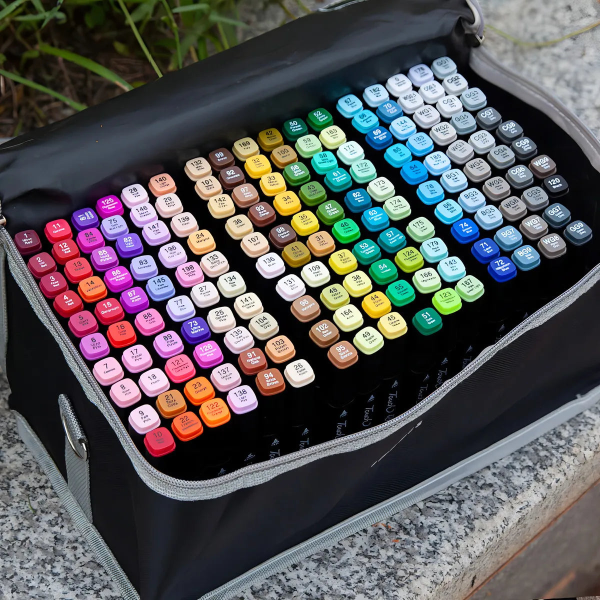 Set de 168 Marcadores Doble Punta IFORU – ¡Máxima Variedad para tu Creatividad!